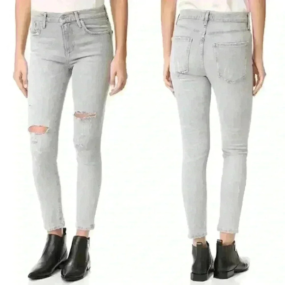 Agolde | Sophie Hi Rise Crop Skinny Jeans Size 24 - Picture 1 of 9